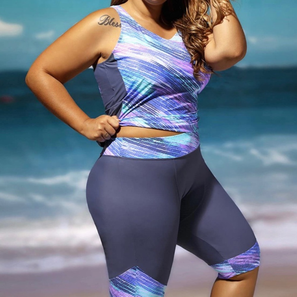 Tankini w/shorts NWOT size 14